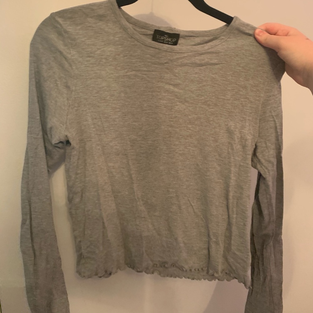 Topshop cropped long sleeve